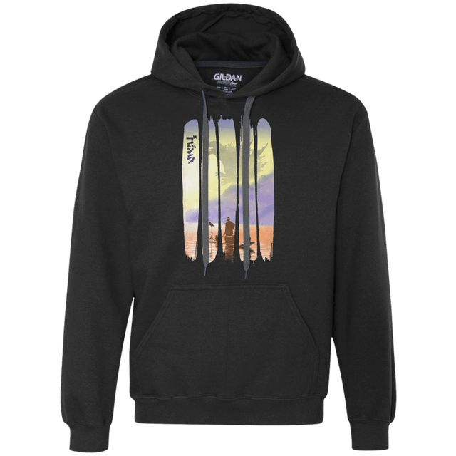 Sweatshirts Black / S Japanese Kaiju Premium Fleece Hoodie