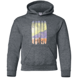 Sweatshirts Dark Heather / YS Japanese Kaiju Youth Hoodie