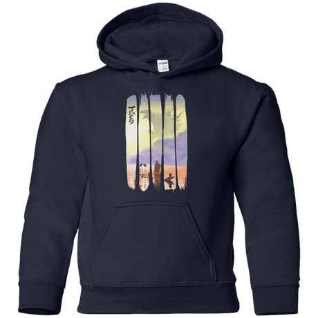 Sweatshirts Navy / YS Japanese Kaiju Youth Hoodie