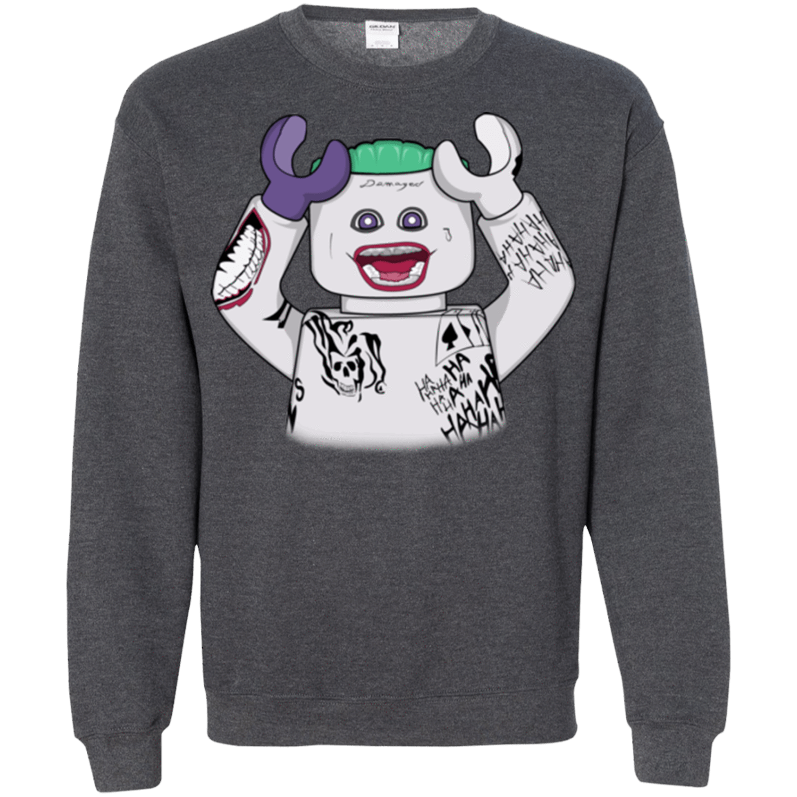 Sweatshirts Dark Heather / Small Jared Lego Crewneck Sweatshirt