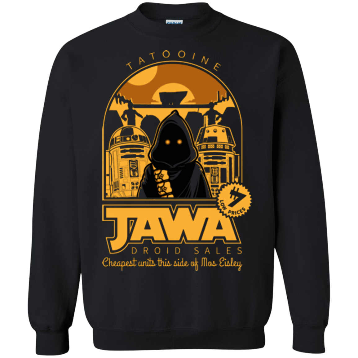 Sweatshirts Black / Small Jawa Droid Sales Crewneck Sweatshirt