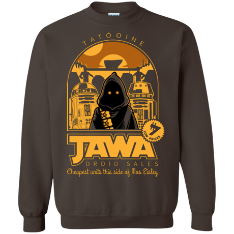 Sweatshirts Dark Chocolate / Small Jawa Droid Sales Crewneck Sweatshirt