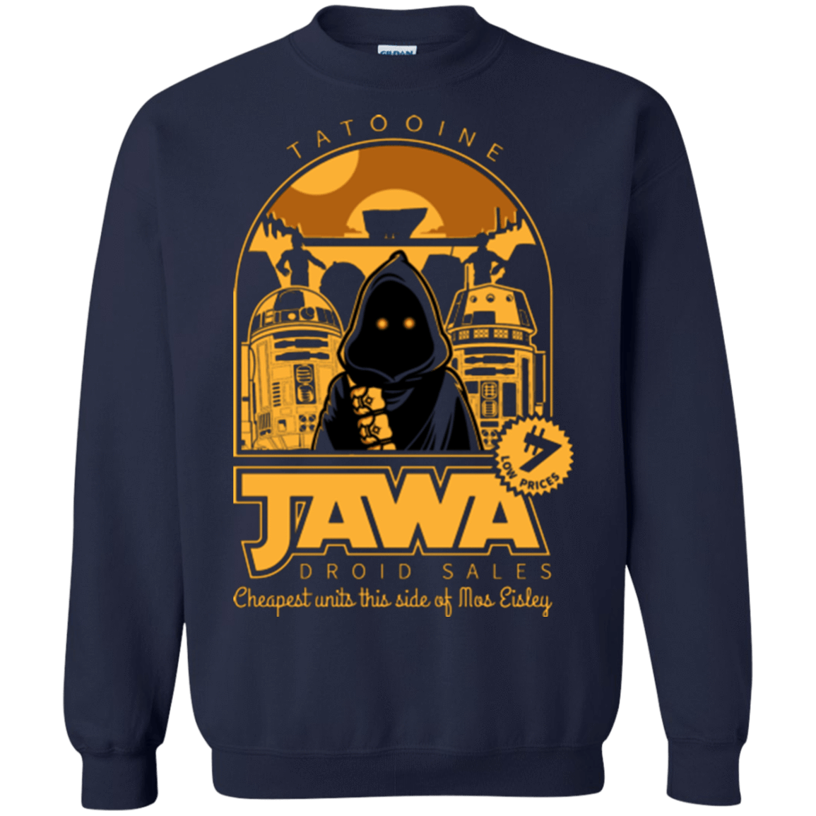 Sweatshirts Navy / Small Jawa Droid Sales Crewneck Sweatshirt