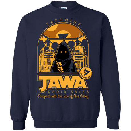 Sweatshirts Navy / Small Jawa Droid Sales Crewneck Sweatshirt