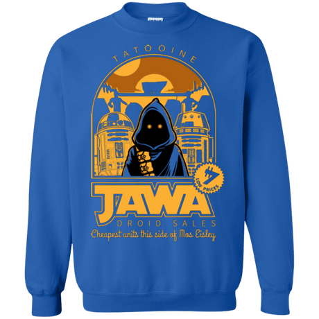 Sweatshirts Royal / Small Jawa Droid Sales Crewneck Sweatshirt