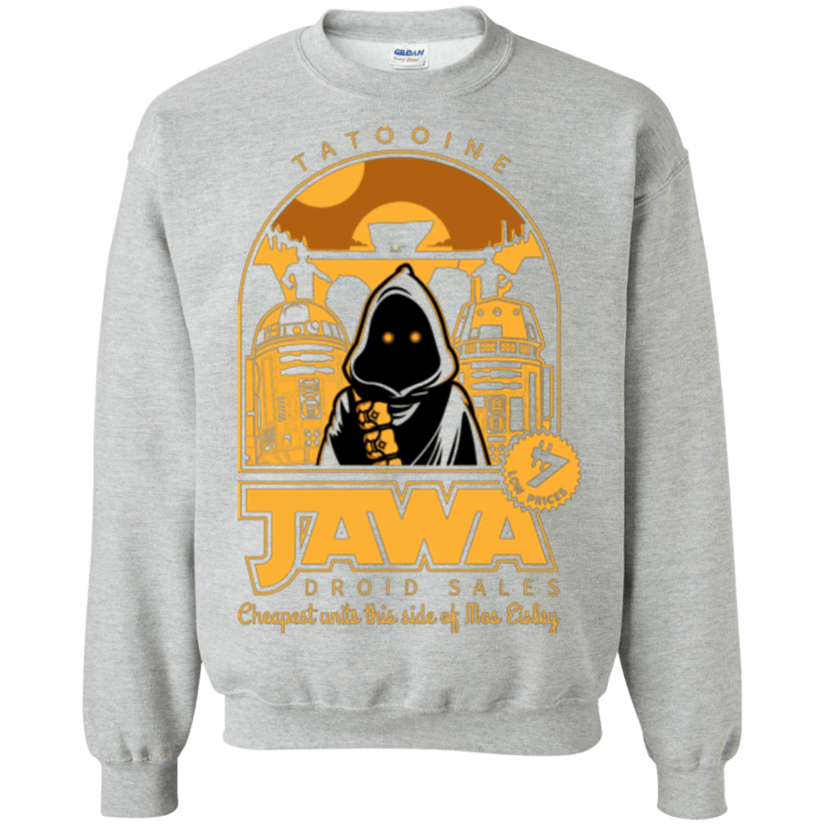 Sweatshirts Sport Grey / Small Jawa Droid Sales Crewneck Sweatshirt