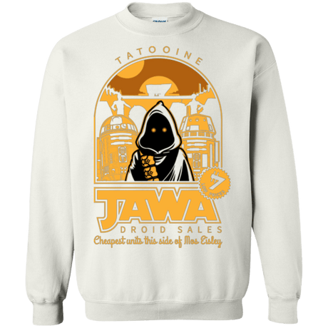 Sweatshirts White / Small Jawa Droid Sales Crewneck Sweatshirt