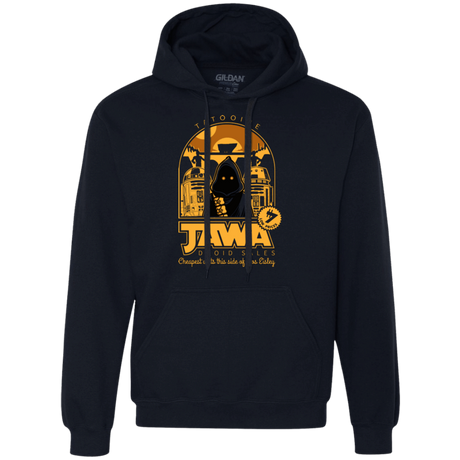 Sweatshirts Navy / Small Jawa Droid Sales Premium Fleece Hoodie