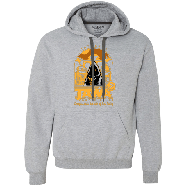 Sweatshirts Sport Grey / Small Jawa Droid Sales Premium Fleece Hoodie