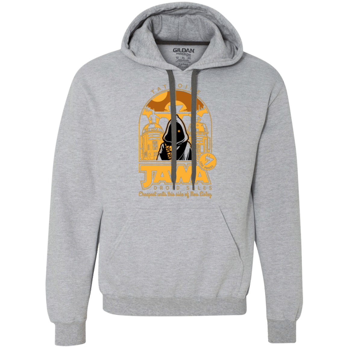 Sweatshirts Sport Grey / Small Jawa Droid Sales Premium Fleece Hoodie