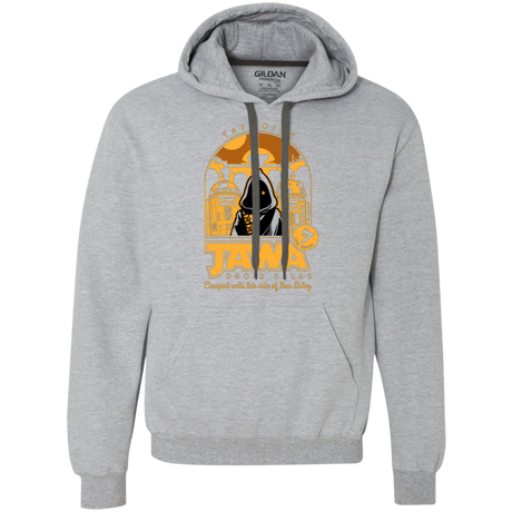 Sweatshirts Sport Grey / Small Jawa Droid Sales Premium Fleece Hoodie