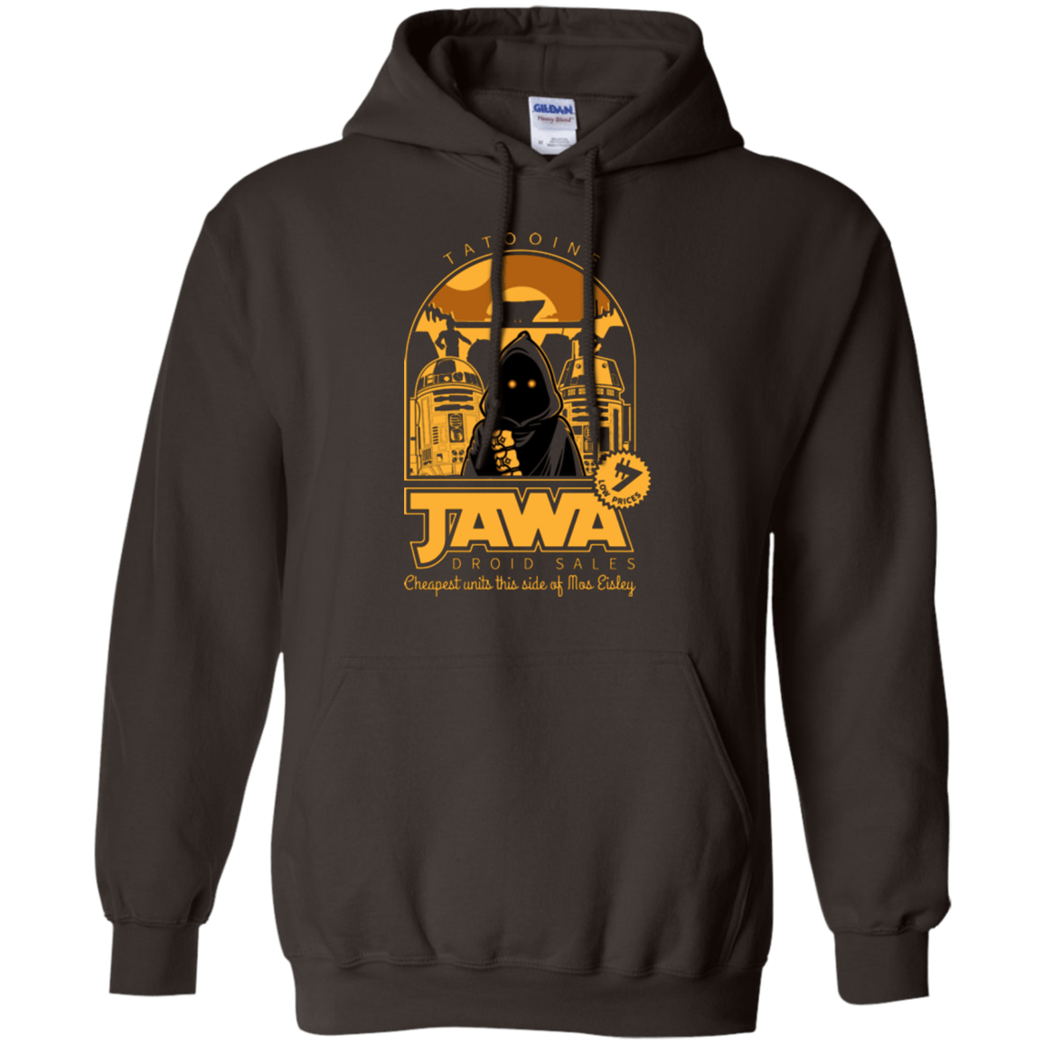 Sweatshirts Dark Chocolate / Small Jawa Droid Sales Pullover Hoodie