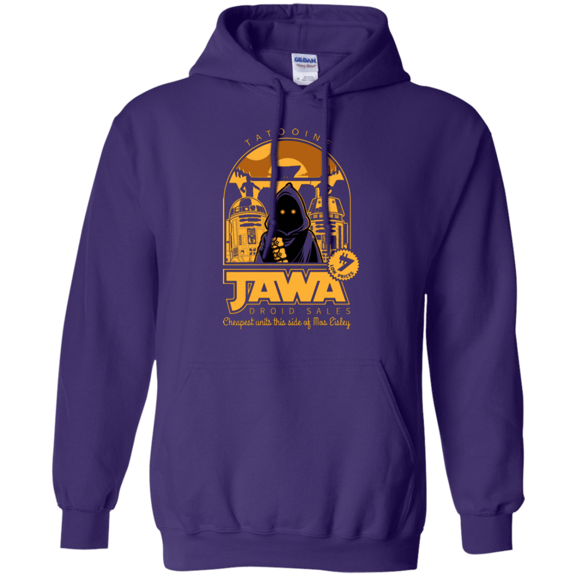 Sweatshirts Purple / Small Jawa Droid Sales Pullover Hoodie