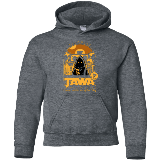 Sweatshirts Dark Heather / YS Jawa Droid Sales Youth Hoodie