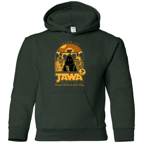 Sweatshirts Forest Green / YS Jawa Droid Sales Youth Hoodie