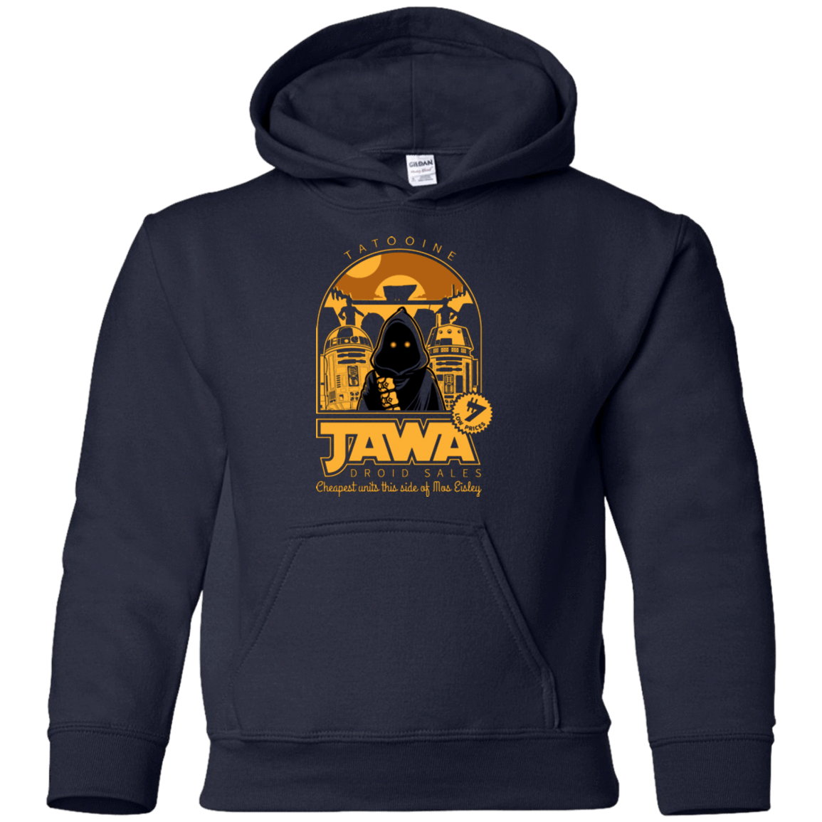 Sweatshirts Navy / YS Jawa Droid Sales Youth Hoodie