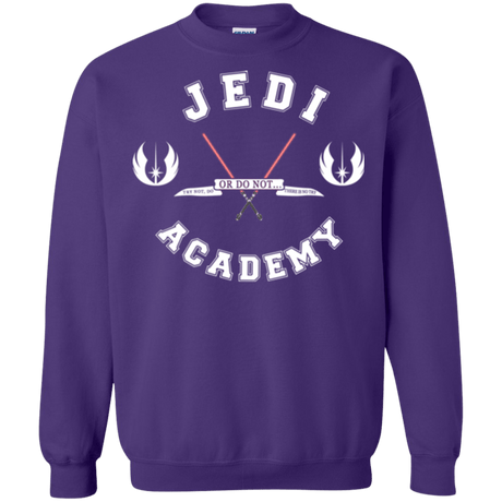 Sweatshirts Purple / Small Jedi academy Crewneck Sweatshirt
