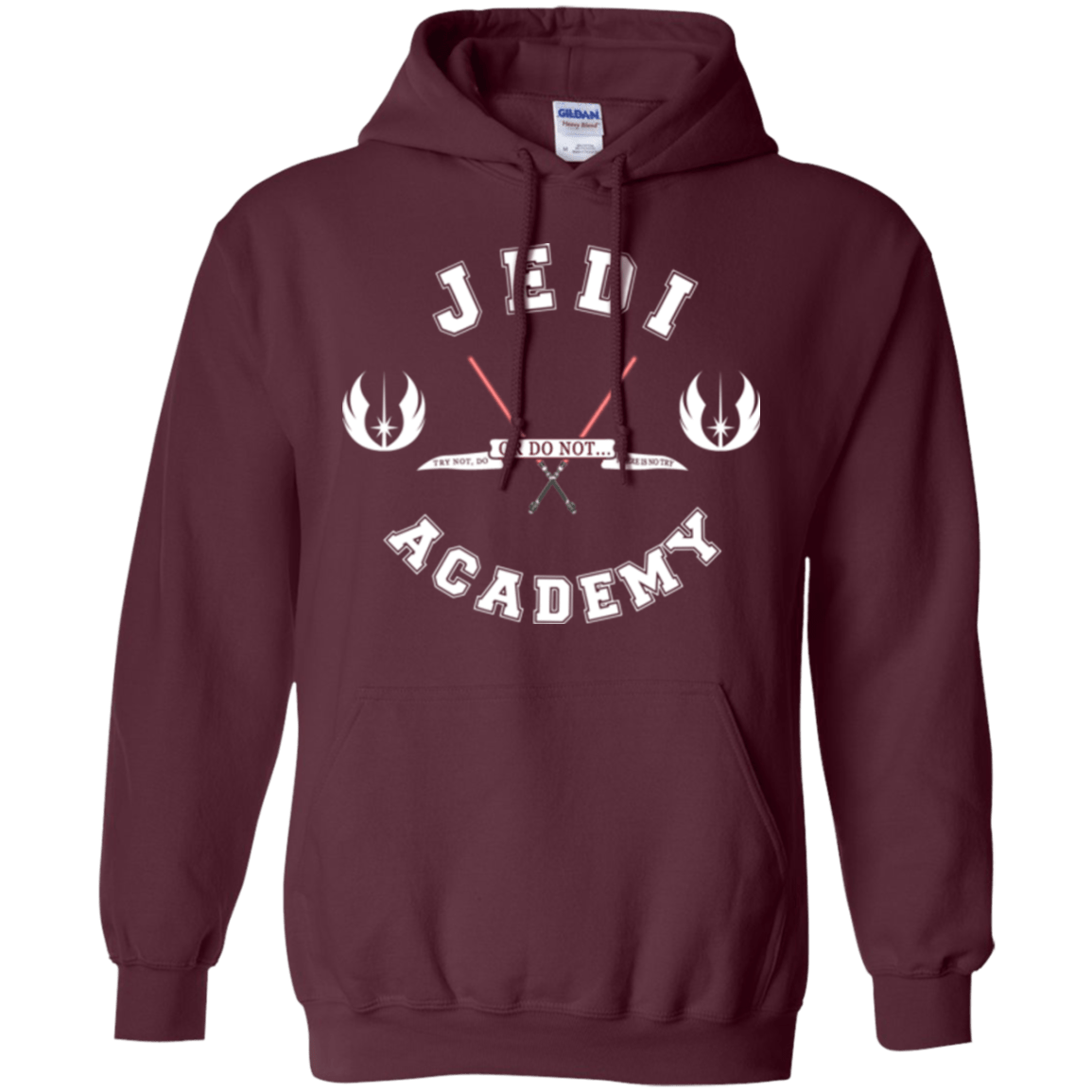 Sweatshirts Maroon / Small Jedi academy Pullover Hoodie