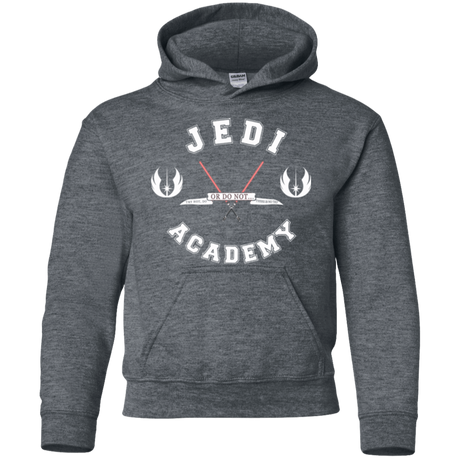 Sweatshirts Dark Heather / YS Jedi academy Youth Hoodie