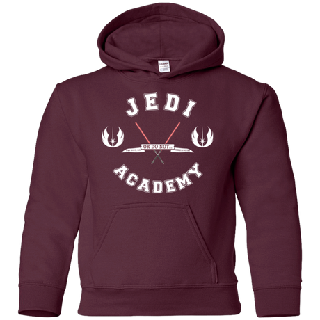 Sweatshirts Maroon / YS Jedi academy Youth Hoodie