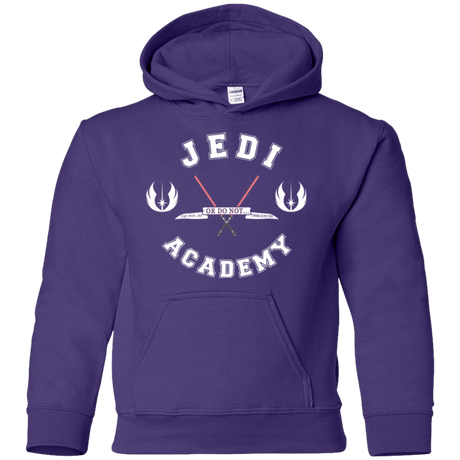 Sweatshirts Purple / YS Jedi academy Youth Hoodie