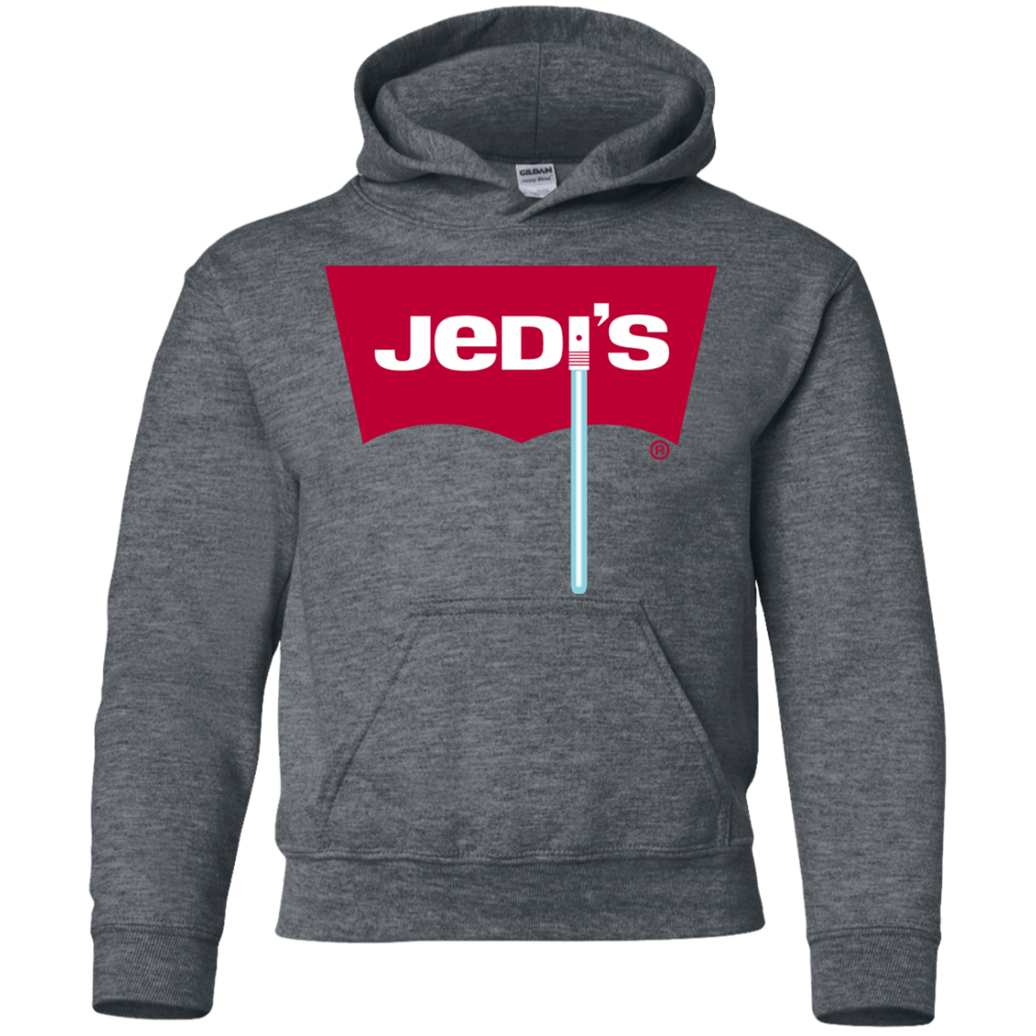 Sweatshirts Dark Heather / YS Jedi's Youth Hoodie