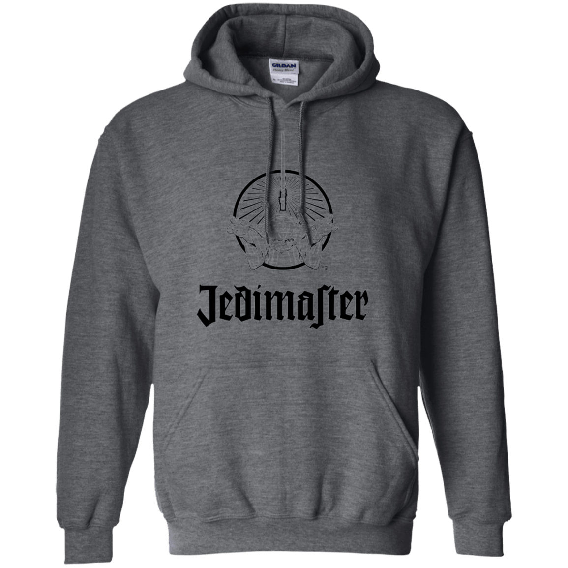 Sweatshirts Dark Heather / S Jedimaster Pullover Hoodie