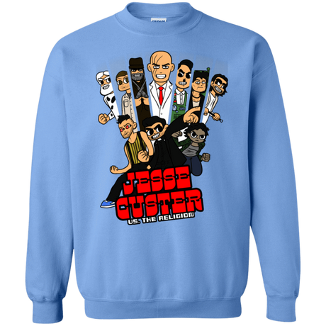 Sweatshirts Carolina Blue / S Jesse Custer vs The Religion Crewneck Sweatshirt