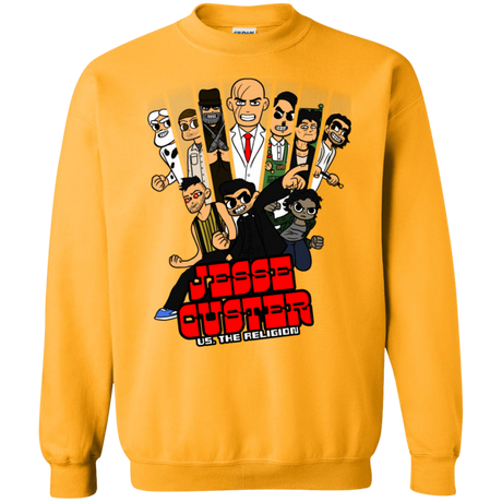 Sweatshirts Gold / S Jesse Custer vs The Religion Crewneck Sweatshirt