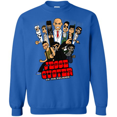 Sweatshirts Royal / S Jesse Custer vs The Religion Crewneck Sweatshirt