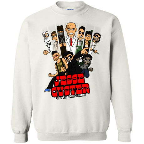 Sweatshirts White / S Jesse Custer vs The Religion Crewneck Sweatshirt