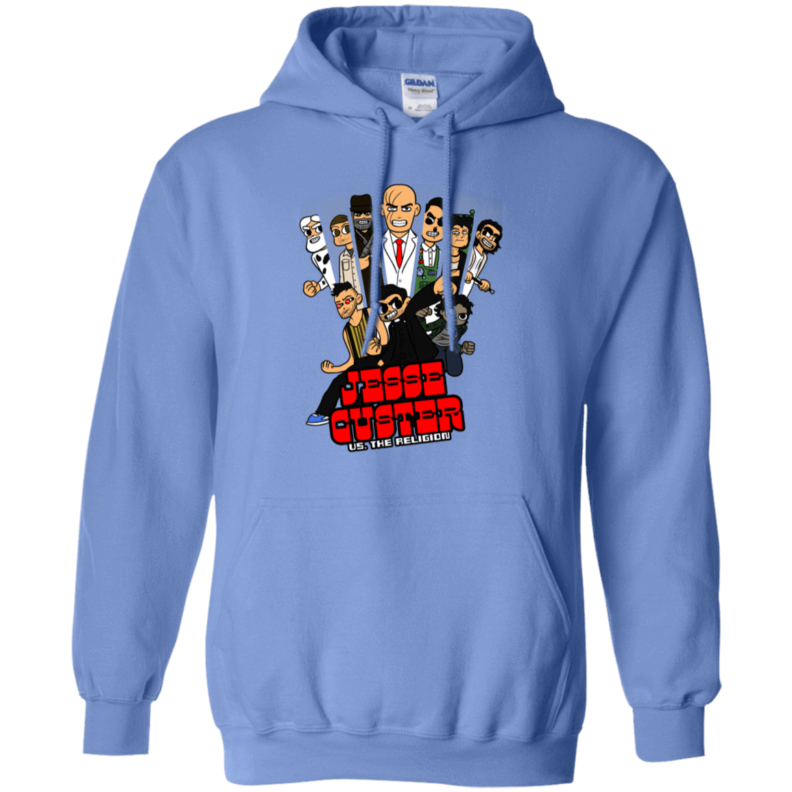 Sweatshirts Carolina Blue / S Jesse Custer vs The Religion Pullover Hoodie