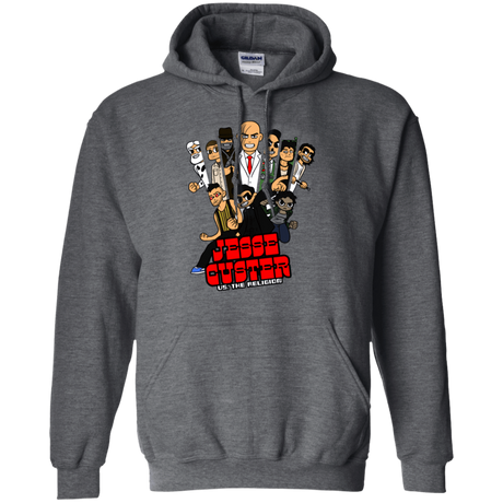 Sweatshirts Dark Heather / S Jesse Custer vs The Religion Pullover Hoodie