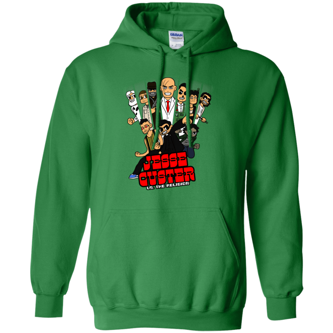 Sweatshirts Irish Green / S Jesse Custer vs The Religion Pullover Hoodie