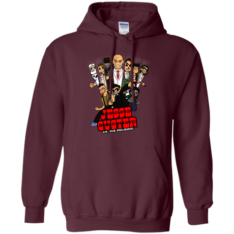 Sweatshirts Maroon / S Jesse Custer vs The Religion Pullover Hoodie