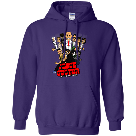 Sweatshirts Purple / S Jesse Custer vs The Religion Pullover Hoodie