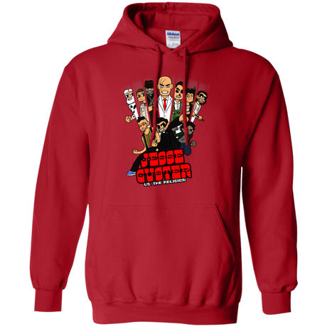 Sweatshirts Red / S Jesse Custer vs The Religion Pullover Hoodie