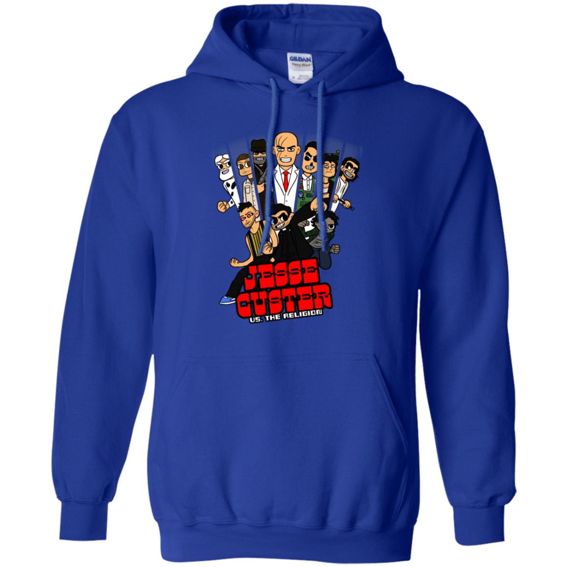 Sweatshirts Royal / S Jesse Custer vs The Religion Pullover Hoodie