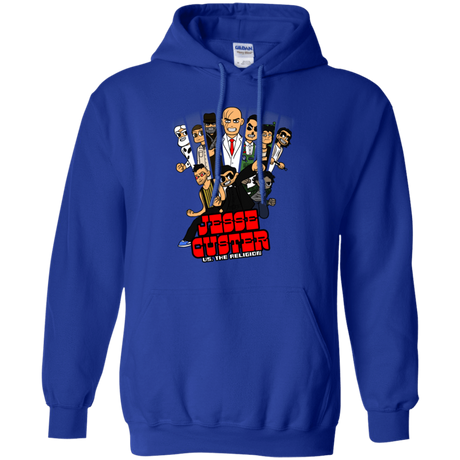 Sweatshirts Royal / S Jesse Custer vs The Religion Pullover Hoodie