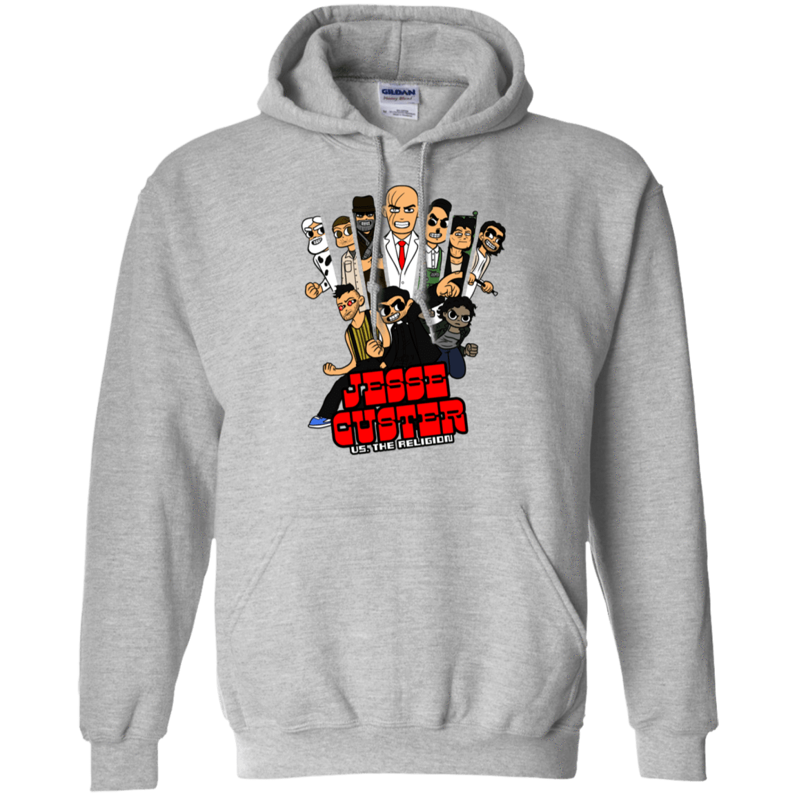 Sweatshirts Sport Grey / S Jesse Custer vs The Religion Pullover Hoodie