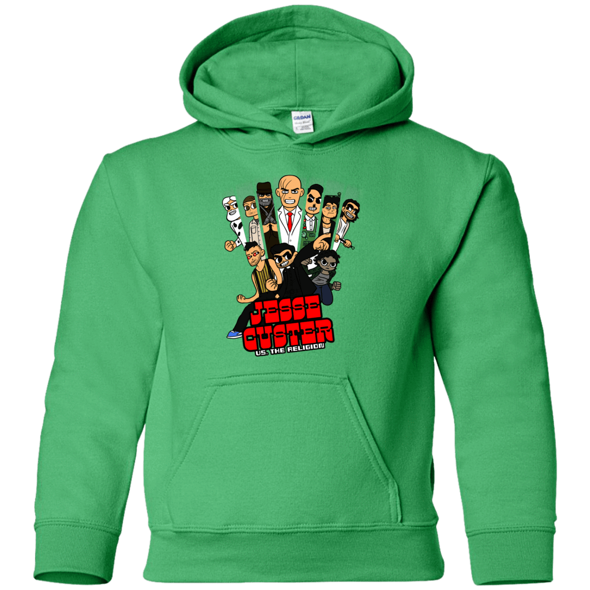 Sweatshirts Irish Green / YS Jesse Custer vs The Religion Youth Hoodie