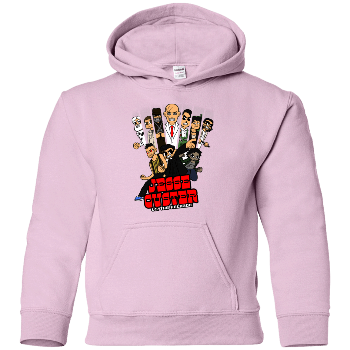 Sweatshirts Light Pink / YS Jesse Custer vs The Religion Youth Hoodie