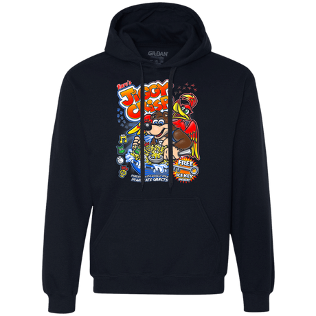 Sweatshirts Navy / S Jiggy Crisp Cereal Premium Fleece Hoodie