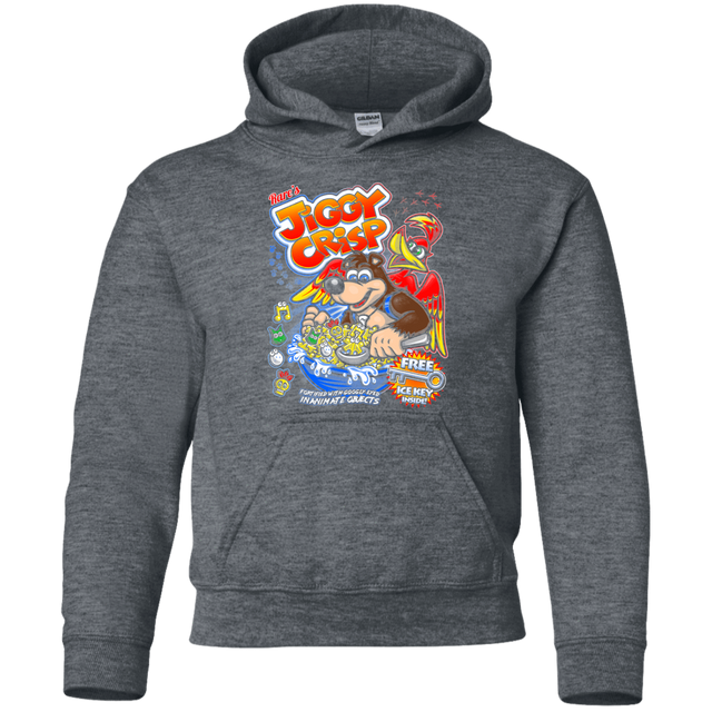 Sweatshirts Dark Heather / YS Jiggy Crisp Cereal Youth Hoodie