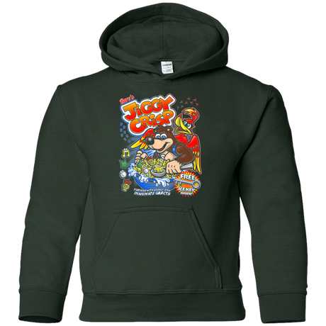 Sweatshirts Forest Green / YS Jiggy Crisp Cereal Youth Hoodie