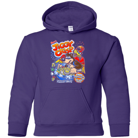 Sweatshirts Purple / YS Jiggy Crisp Cereal Youth Hoodie