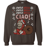 Sweatshirts Dark Chocolate / S Jingle Bella Ciao Crewneck Sweatshirt