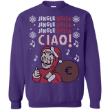Sweatshirts Purple / S Jingle Bella Ciao Crewneck Sweatshirt