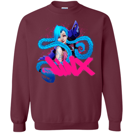 Sweatshirts Maroon / Small Jinx Crewneck Sweatshirt
