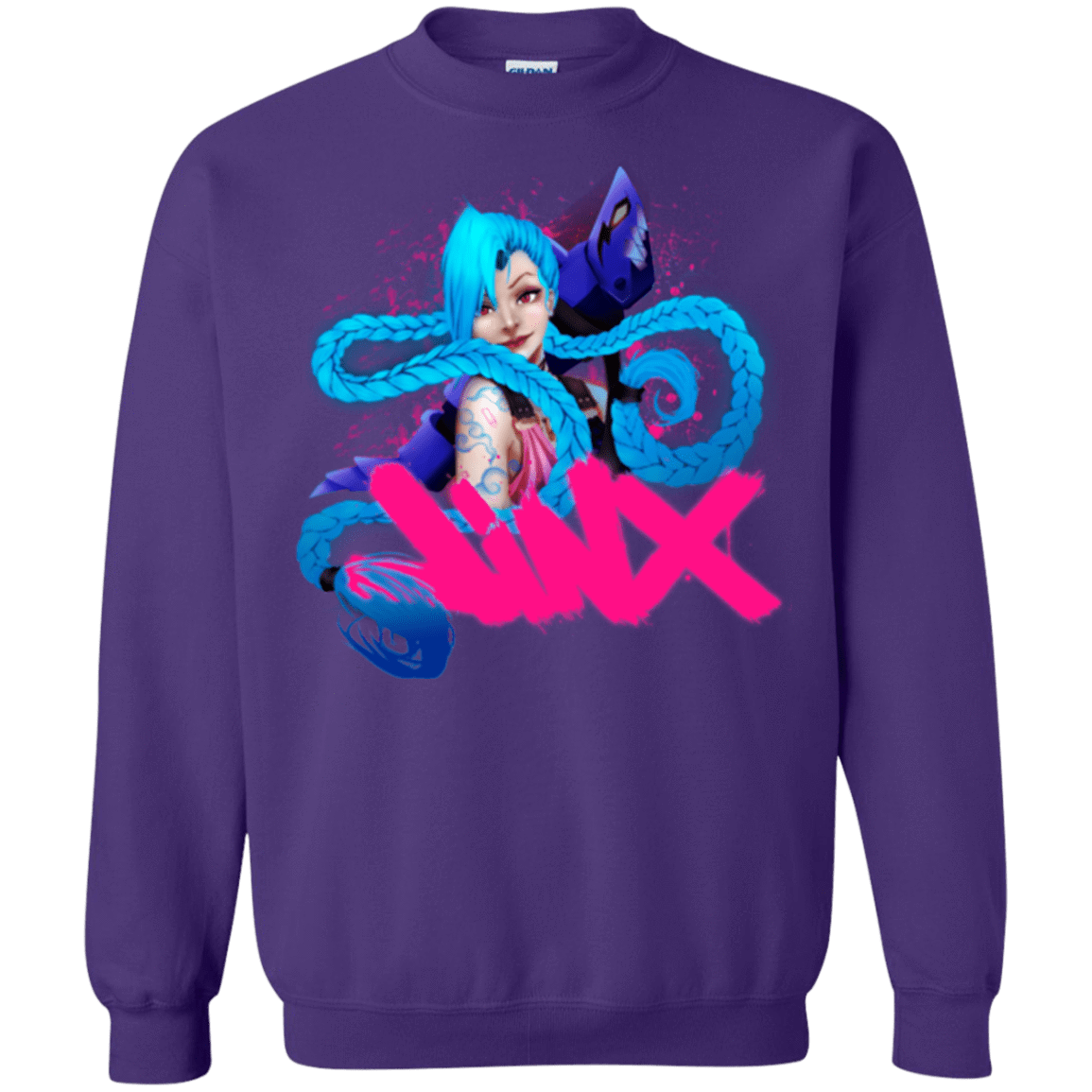 Sweatshirts Purple / Small Jinx Crewneck Sweatshirt